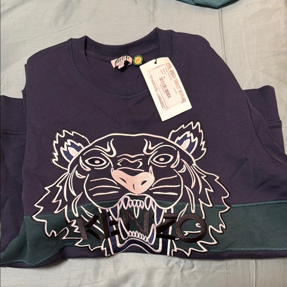 Kenzo Navy Blue Tiger Sweatshirt